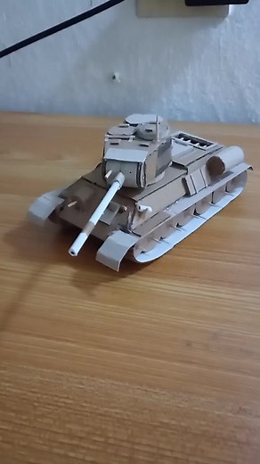 Cardboard T-34-85 #cardboardcrafts #warthunder #russia #Tank #cardboard #diy #t34