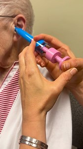 How satisfying is this impression! 💙 Inspired by the Midnight album by Taylor Swift. This patient is going to have a perfect custom-fit hearing aid with the use of the impression. #satisfying #hearingaids #hearingloss #audiology #taylorswift | Clear Choice Hearing & Balance