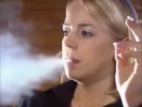 Experienced smoker chain smokes all-white cigarettes