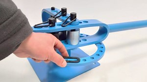 Manual Pipe Bender, 1-15/16 Square Tubing Bender with 7 Dies, Metal Bender for Construction, Machinery Manufacturing Garage Repair Shop