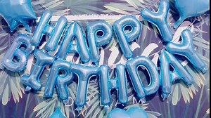 33th Birthday Balloon 33th Birthday Decorations Blue 33 Balloons Happy 33th Birthday Party Supplies Number 33 Foil Mylar Balloons Latex Balloon Gifts for Girls,Boys,Women,Men