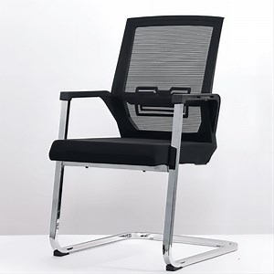 [Hot Item] Liyu Furniture Be Greeted with Swivel Chair Price Black MID-Back Mesh Office Chair Computer Desk Chair