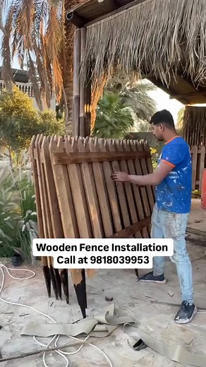 Wooden Fencing Installation Services 🪵✨ Upgrade your outdoor space with elegant and durable Wooden Fencing — perfect for gardens, balconies, terraces, and farmhouses. ✅ Premium quality treated wood for long life ✅ Weatherproof, termite-resistant & low maintenance ✅ Provides privacy, security, and a natural look ✅ Custom designs — vertical, horizontal, or decorative styles ✅ Ideal for resorts, villas, cafes, gardens, and terraces 📞 Call: 9818039953 for free site visit & quotation 🌐 balconydeco