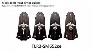 Taylor Guitar Truss Rod Cover: Mother of Pearl Inlay, Rosewood or Ebony - Etsy