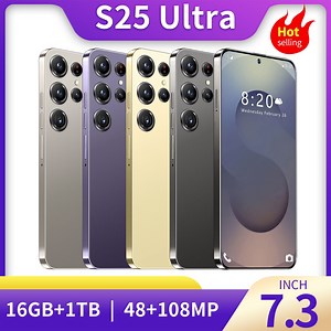 [Hot Item] S25 Ultra Hot Sale 5g Phones S25 Ultra with 6GB 16GB 5000 mAh Large Battery Unlocked Cell Phones Smartphones