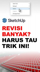 Ubah ribuan objek cuma beberapa detik 🔥 Jika kamu punya banyak objek dalam 3D model dan ternyata harus diganti semua, maka daripada menghapus satu persatu dan mulai semua dari nol mending kamu pakai cara ini! Save video ini dulu 📌 Biar pas revisi mendadak, kamu tinggal senyum dan terapin triknya 😎 #sketchuptutorials #tutorialsketchup #sketchup #desainrumah | Arsitek sarungan