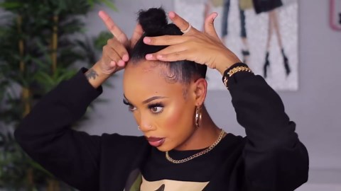 Afro Puff Drawstring Ponytail Human Hair for Black Women(10 Inch), 150% Density 10A Brazilian Virgin Human Hair Ponytail, 3A 4C Afro Kinky Curly Clip in Ponytail Extension for Natural Black Hair