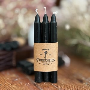 Black Protection Spell Chime Candles 3 Pack, Witches Altar, Witchcraft, Pagan, Candle Magic - Etsy UK