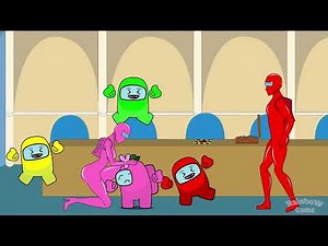 Among Us Animation: A Funny Love Story ! - Among Us Funny Moments