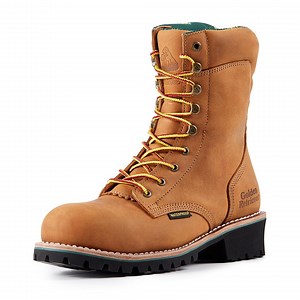 Waterproof Leather Logger Boots: Composite Toe, Goodyear Welt Construction - Etsy