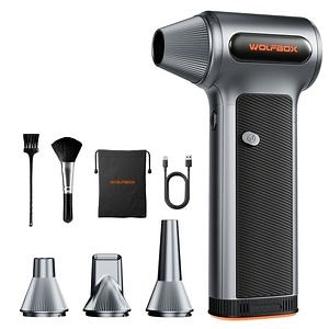 [Hot Item] Wolfbox Mf200 Removable Battery Design Adjustable Speed Keyboard Cordless Air Duster Blower