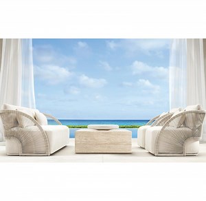 [Hot Item] Backyard Furniture Outdoor Garden Patio Gazebo Aluminum Fabric Couch Sofa