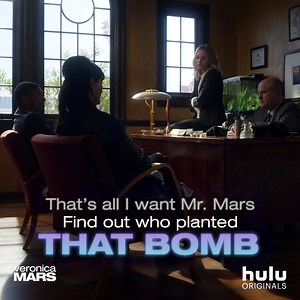 Mad Bomber, meet Mars Investigations. Catch new episodes of Veronica Mars, now streaming only on Hulu. | Veronica Mars