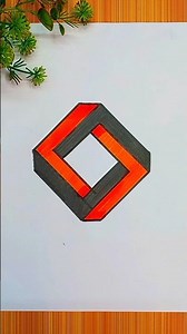 Easy and unique 3d illusion Drawing 😍 ll voice of ‪@MRINDIANHACKER‬ #shortvideo