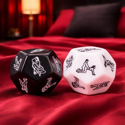 Adult Love Dice Game for Couples • 12-sided Acrylic Position Dice • Romantic Date Night Game • Valentine’s Gift for Him or Her - Etsy