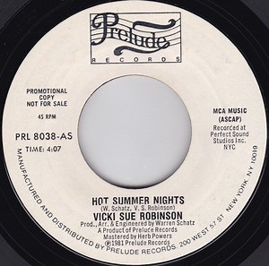 Vicki Sue Robinson - Hot Summer Nights
