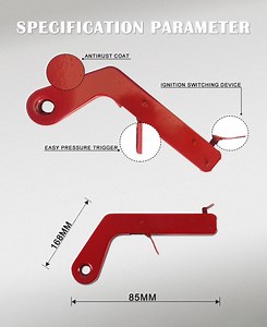[Hot Item] New Design Portable Industrial Pistol Flint Ignitor Spark Lighter Flint Ignitor for Exothermic Welding