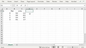 Compute the mean and variance of the following discrete probability distribution. | Numerade