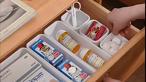 BEEKBING 34-Pack Tool Box Organizer Tray Divider Set, Desk Drawer Organizer, Garage Organization and Storage Toolbox Accessories for Rolling Tool Chest Cart Cabinet Bench, Gray, 3 Sizes