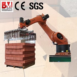 [Hot Item] Industrial Clay Brick Gripper Stacker Kiln Bricks Robot Laying Machine Auto Stacking System
