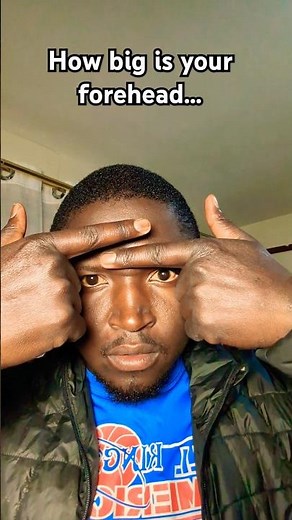 How big is your Forehead? How many fingers measure it🤓