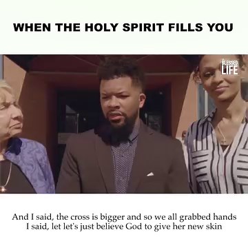 31 reactions | When the Holy Spirit fills you  | Blessed Life | Facebook