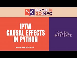 Inverse Probability Treatment Weighting (IPTW) Using Python Package Causal Inference