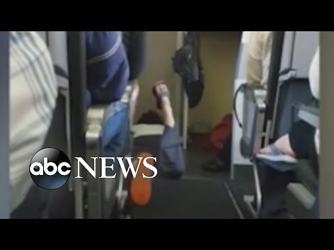 Passenger Meltdown Aboard Plane CAUGHT ON TAPE