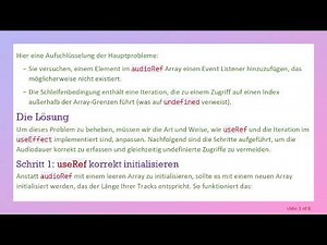 Lösen des Fehlers "Cannot Read Property 'addEventListener' of Undefined" mit Reacts useRef