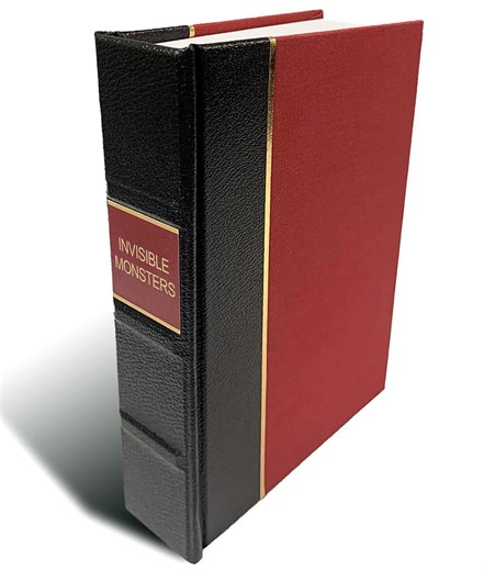 Invisible Monsters by Chuck Palahniuk Leather Bound Hardcover Book - Special Edition (luxury Gift) - Etsy