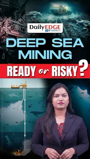 Deep Sea Mining & The Global Debate Deep-sea mining is no longer just science fiction-it's fast becoming a reality. This video dives into what deep-sea mining really means, the critical minerals it promises. We cover India's recent Varaha-3 success, global efforts to discuss mining rules at the International Seabed Authority in Jamaica, and the growing environmental concerns around disturbing fragile, unexplored marine ecosystems. Can we mine the ocean without damaging what lies beneath forever?