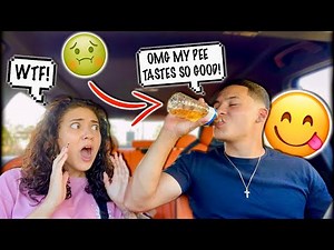 Drinking My PEE In Front of My Girlfriend!!