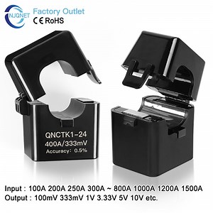 [Hot Item] Qnctk1-36 Split Core Current Transformer 200A 0.333V 300A 1V 400A 333mv 600A 3.33V AC CT Clamp Open Type Current Sensor Manufacturer