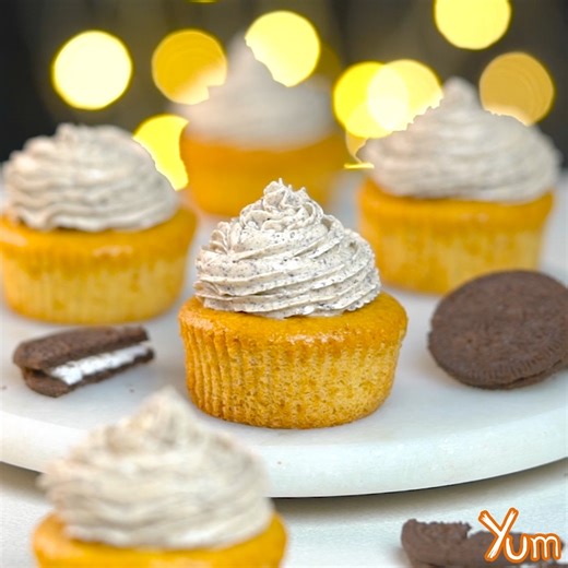 Cookies & Cream Cupcake Recipe* in the comment section! | Yum