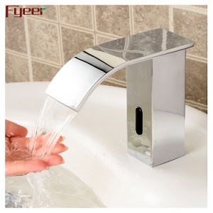[Hot Item] Fyeer Cold Only Automatic Sanitary Ware Faucet Waterfall Sensor Faucet