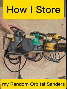 Random Orbital Sanders Hanging Rack #diy #woodworking #construction #Philippines | Don DIY Project