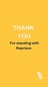 Thank you for standing with Reprieve 🫂🤝 #grateful #humanrights #justice | Reprieve