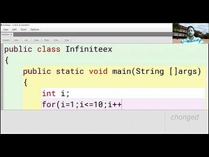 infinite loop and empty loop in java