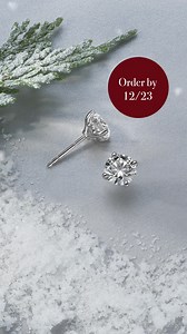 The gift that keeps giving? Diamond studs. Go for natural or lab-grown, each pair precisely hand-matched for incredible sparkle no matter the shape, size, or price. Then upgrade every holiday after. | Shane Co. | Facebook