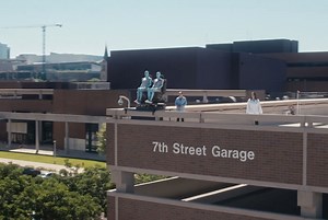Seatbelt Safety PSA Launches Dummies Off Colorado Parking Structure