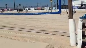 600 tons of new sand and some Electric Light Orchestra on the new speakers...not a bad way to start off a beautiful Saturday afternoon at the "beach." Spring Leagues start March 10th. Sign up now at www.CoconutBeachLA.com/volleyball.html. | Coconut Beach Volleyball Complex