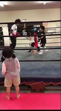 KGFC ジム シンジ🆚ちびっこ三人 スパー