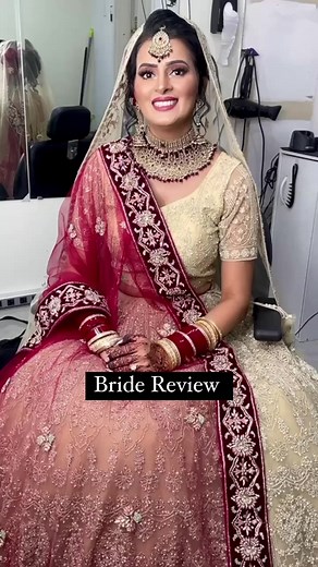 Bride review right after 🤩Beautiful Rav on her Big day ! Introducing Beauty, grace, & elegance. The perfect balance of Soft nude red lips and soft glam eyes for the sweetest Barat bride.We wish the couple infinite happiness Styling ❤️❤️@freshlookbeautylounge Falak: 647-456-1405www.freshlookbl.com📧: freshlookbl@live.com To learn my Makeup/Hair techniques visit: www.freshlookbeautyclasses.com | Fresh Look Beauty Lounge
