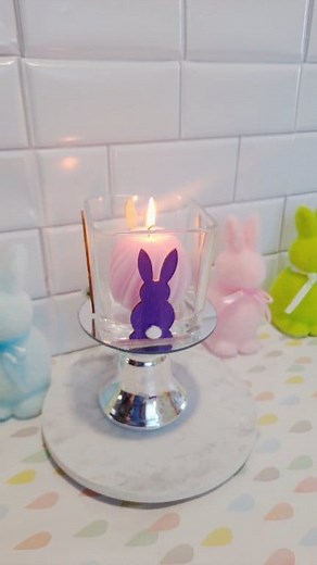 DIY EASY EASTER CANDLE HOLDER #decor #easyproject #dollartreediy | Dollardiylovers