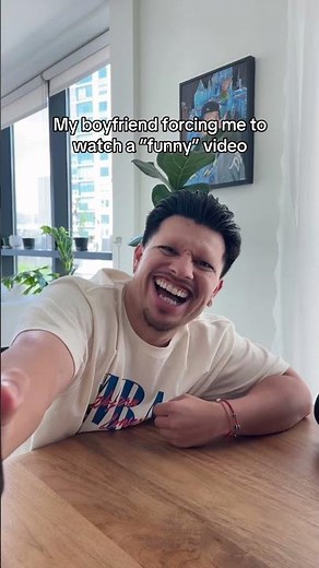 My boyfriend forcing to me to watch a funny video 😂 #couple #couplecomedy