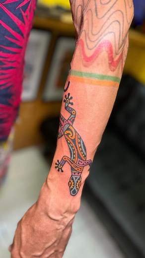 Thanks Dave #geckotattoo done by Sugi | Mex Tattoos - Bali Tattoo Studio | Facebook