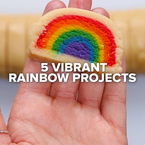3.3M views · 15K reactions | 5 Vibrant Rainbow Projects  | Tasty Home | Facebook