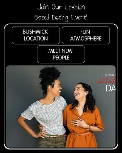 Join Our Lesbian Speed Dating Event!