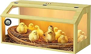 Chick Brooder Box 40", Up to 45 Chicks, Extra Large Chicken Brooder, Indoor Brooder for Ducks, Quails, Hamsters, 40" L x 20" W x 20" H，Box Only (No Heat Lamp/Accessories Included)