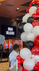 Very cool to have Former Lobo Brian Urlacher and former golf champion @notahbegay on hand for the ribbon-cutting of the new SportsBook Sandia Resort & Casino! | Coyote 1025